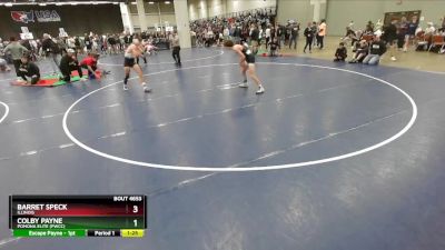 120 lbs Champ. Round 3 - Barret Speck, Illinois vs Colby Payne, Pomona Elite (PWCC)