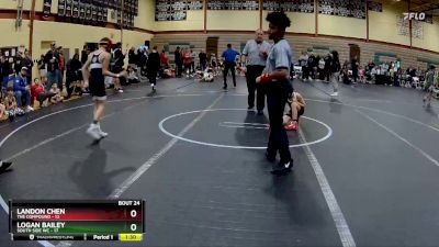 84 lbs Round 5 (10 Team) - Landon Chen, The Compound vs LOGAN BAILEY, South Side WC