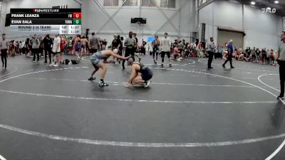 132 lbs Round 3 (4 Team) - Evan Sala, TDWC Maniacs vs Frank Leanza, Freakztyle Wrestling