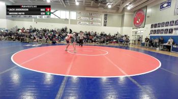 165 lbs Semifinal - Jack Anderson, Marshwood vs Moose Keys, Kennebunk