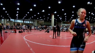 110 lbs Semis & 1st Wb (8 Team) - Mirabella Matson, TWA #2 vs Zoey Rivers, Skull And Crossbones