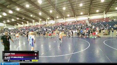 96 lbs Quarterfinal - Jaden Thai, Hawaii vs Slade Stubblefield, Montana