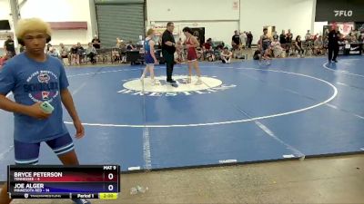 130 lbs Placement Matches (8 Team) - Bryce Peterson, Tennessee vs Joe Alger, Minnesota Red