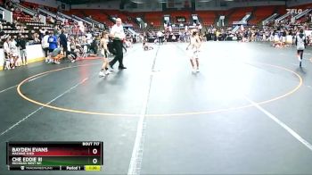 65 lbs Cons. Round 2 - Bayden Evans, Machine Shed vs Che Eddie Iii, Michigan West WC