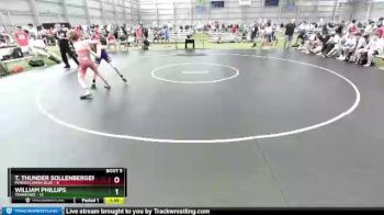 100 lbs Round 2 (8 Team) - T. Thunder Sollenberger, Pennsylvania Blue vs William Phillips, Tennessee