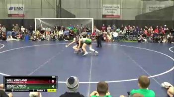 135 lbs Semis & 1st Wrestleback (8 Team) - Brody Dybvig, South Dakota Storm vs Will Kirkland, Montana Maroon