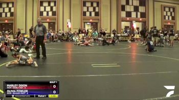 58 lbs Finals (2 Team) - Olivia Fowler, MGW- Dragon Fruit vs Marley Dixon, MGW- Swirly Pop