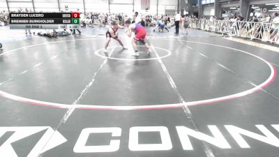 195 lbs Rr Rnd 2 - Brayden Lucero, Ground Up USA (RED) - HSB vs Brennen Burkholder, Keene Gladiators - HSB