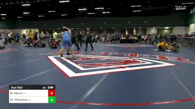 285 lbs Consolation - Mark Marin, CA vs Mark Effendian, PA