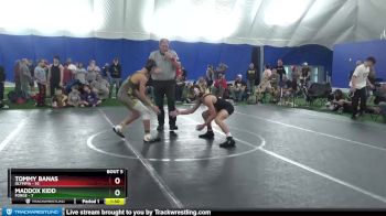 120 lbs Round 1 (10 Team) - Maddox Kidd, Forge vs Tommy Banas, Olympia