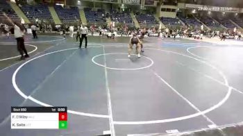 160 lbs Consi Of 8 #2 - Finnegan O'Riley, Mile High WC vs Kai Saito, Litt Wrestling