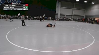 144 lbs Champ. Rd Of 64 - Chaz Erickson, Cornerstone Wrestling Club vs Austin Lingen, The Best Wrestler