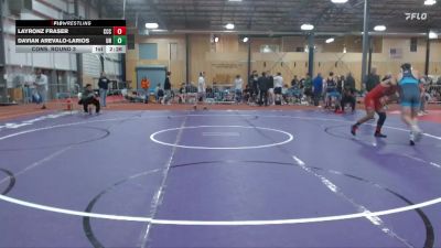 149 lbs Cons. Round 3 - Davian Arevalo-Larios, Unattached vs Layronz Fraser, Clackamas Community College