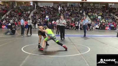 120 lbs Quarterfinal - Justin Tuttle, CKSY Lions vs Graham Williams, Renegades