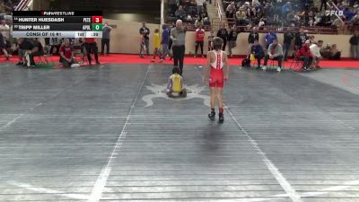 60_B lbs Consi Of 16 #1 - Hunter Huesdash, Peters Twp vs Tripp Miller, Apollo Ridge