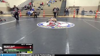 65 lbs 3rd Place Match - Beckett Rust, Legends Of Gold vs Liam Hamacher, Pursuit Wrestling Minnesota