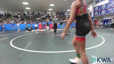 76-80 lbs Rr Rnd 3 - Jamaree Washington, Del City Little League Wrestling vs Kristan Fixico, Red Ryder Wrestling Club