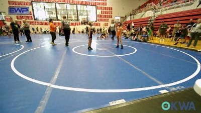 55 lbs Consi Of 4 - Myles Pendleton, NORTH DESOTO WRESTLING ACADEMY vs Loxus Farley, Chickasha Youth Wrestling