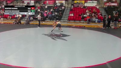 165 lbs Quarterfinal - Griffin Bohanan, Fort Hays State vs Hunter Harris, Fort Hays State