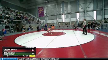 102 lbs Semifinal - Jazlyn Hartle, Steelclaw WC vs Emily Sahlin, Fitness Quest WC