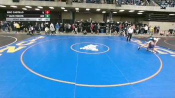 126 lbs Cons. Round 4 - Jack Voigts, Pontiac vs Eric Castillo, Aurora (West)