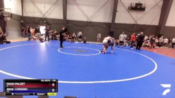 126 lbs Cons. Round 4 - Noah Palzet, IL vs Rene Cordero, CA