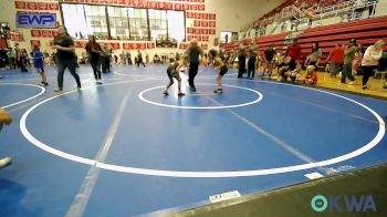 61 lbs Rr Rnd 2 - Lynnleigh Pyle, Chickasha Youth Wrestling vs Emyle Thompson, HURRICANE WRESTLING ACADEMY