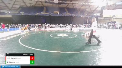 83 lbs 7th Place Match - Caton Hanson, Snoqualmie Valley Wrestling Club vs Ronan Farmer, Askeo International Mat Club