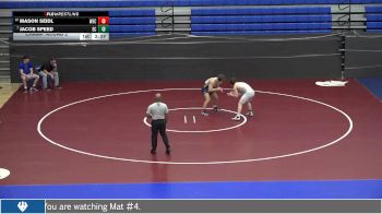 174 lbs Champ. Round 2 - Jacob Speed, Elizabethtown College vs Mason Seidl, Wisconsin Eu Claire
