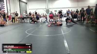 130 lbs Round 2 (6 Team) - Luke Holzer, U2 Upstate Uprising 2.0 vs Kaua Reis, New England Gold