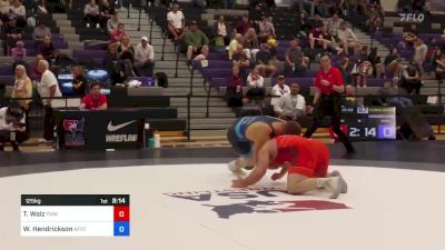 125 kg Consolation - Ty Walz, SERT/TMWC vs Wyatt Hendrickson, Air Force Regional Training Center