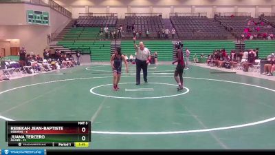 100 lbs Quarterfinals (8 Team) - Rebekah Jean-Baptiste, Osborne vs Juana Tercero, Gilmer