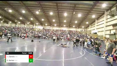 150 lbs Cons. Round 3 - Isaac Dansie, JWC vs Chaz Barker, Fremont Wrestling Club