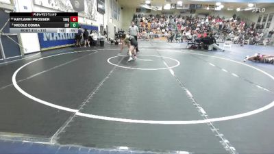 110 lbs Cons. Round 4 - Kaylahni Prosser, Tahquitz vs Nicole Comia, Poly/Long Beach