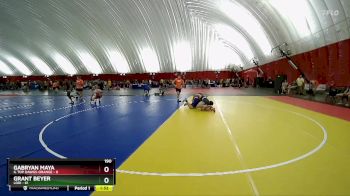 190 lbs Round 4 (6 Team) - Gabryan Maya, IL Top Dawgs-ORANGE vs Grant Beyer, Lodi