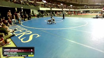 Rookie K-2 44 Champ. Round 1 - Landry Stevens, Poquoson Athletic Association vs Brody Mullins, Tabb Wrestling Club