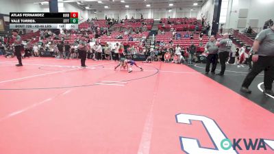 43-46 lbs 3rd Place - Atlas Fernandez, Derby Wrestling Club vs Vale Torres., Standfast