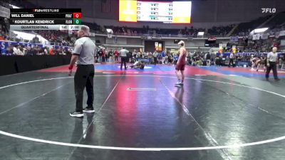 7A 190 lbs Quarterfinal - Kourtlan Kendrick, Florence vs Will Daniel, Prattville