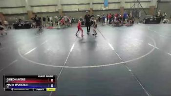 77 lbs Champ. Round 1 - Gideon Ayers, IL vs Mark Wurster, OH