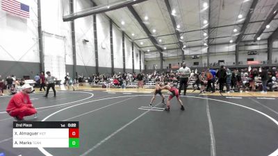 58 lbs 2nd Place - Xavier Almaguer, Victory Wrestling-Central WA vs Alii Marks, Team Aggression