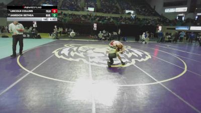 120 lbs Round Of 16 - Lincoln Collins, Palmetto vs Jameson Bethea, Marlboro County