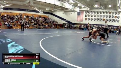 120 lbs Champ. Round 2 - Eddie Skiba, Brunswick vs Augustin Recoing, Stow