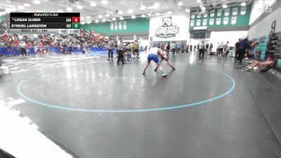 190 lbs Champ. Round 2 - Logan Ulmer, Santiago Corona vs ZyEkiel Langston, Serrano