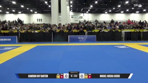 Miguel Rocha Dodde vs Samson Ray Barton 2025 World IBJJF Jiu-Jitsu No-Gi Championship