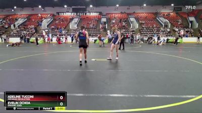 144 lbs 3rd Place Match - Evelin Ochoa, Ground Zero vs Adeline Tuccini, Michigan Revolution