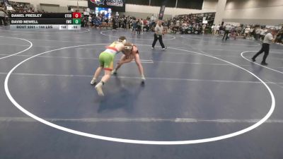 144 lbs Cons. Rd Of 64 - David Newell, Elevate Wrestling Club vs Daniel Presley, Collum Trained School Of Wrestling