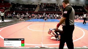 67 lbs Semifinal - Knox Trosky, Claremore Wrestling Club vs Hayden Beckwith, Miami Takedown Club