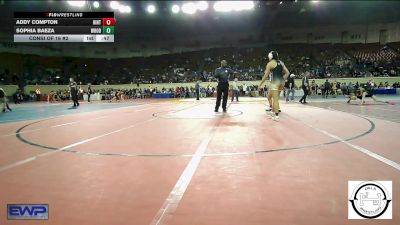 138 lbs Consi Of 16 #2 - Addy Compton, Hinton Comets vs Sophia Baeza, Woodward