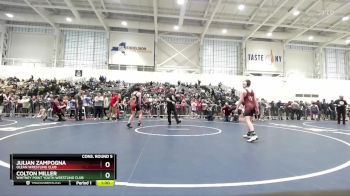 110 lbs Cons. Round 5 - Julian Zampogna, Olean Wrestling Club vs Colton Miller, Whitney Point Youth Wrestling Club