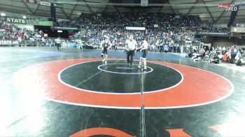 Boys 2A 157 lbs Champ. Round 1 - William Carter Russell, Orting vs Alijah Rhoades, Rogers (Spokane)